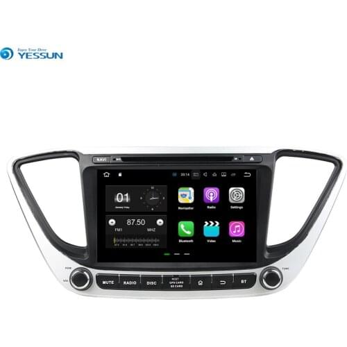 YESSUN For Hyundai Verna 2016~2017 Android Car Navigation GPS Audio Video Radio Stereo Multimedia HD Screen Player