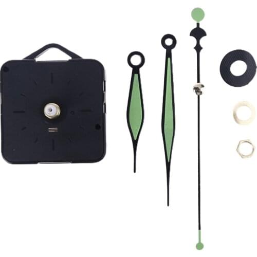 Green Luminous Quartz Wall Clock Spindle Movement Mechanism Part DIY Repair kit
