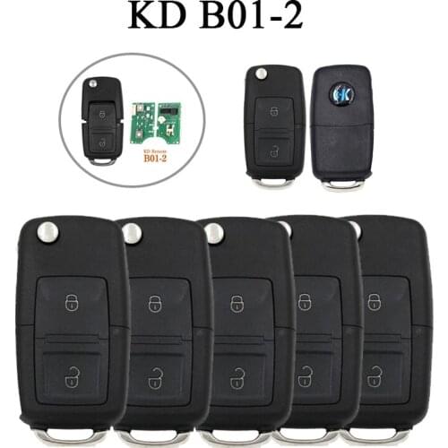 5pcs /lot KEYDIY B series B01-2 2 buttons universal remote control for KD900 KD-X2 mini KD to generate new remote for many cars