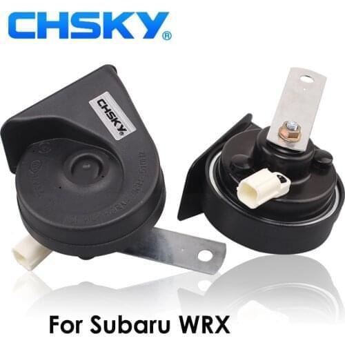 CHSKY Car Horn Snail type Horn For Subaru WRX 2008 to 2017 12V Loudness 110-129db Auto Horn Long Life High Low Klaxon