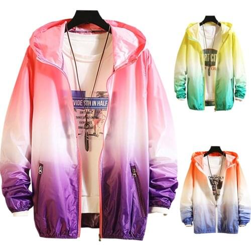 Summer New Quick Dry Male Women Skin Coat Sunscreen Waterproof Fashion Outwear Ultralight Windbreake Jacket Men Bomber Jacket