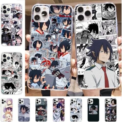 Yinuoda Tamaki Amajiki My Hero Academia anime Phone Case for iPhone 8 7 6 6S Plus X 5S SE 2020 XR 11 12 mini pro XS MAX