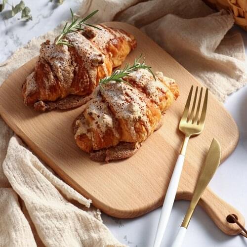 Wood Bread Tray Kitchen Dinnerware Tableware Fruit Dessert Sushi Snack Breakfast Serving Plate