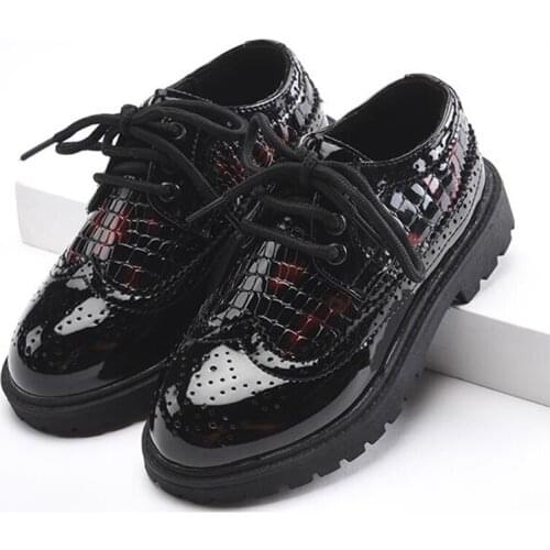 High quality Childrens Shoes 2019 New Boys and Girls Catwalk Shoes Piano Performance Shoes School Chair Shoes Casual Shoes