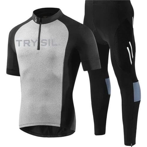 Mens Cycling Jersey Suit Short Sleeve MBT Mountain Bike Road Bicycle Shirt Tights 3D Padded Pants Biking Wear 3XL Ropa Ciclismo