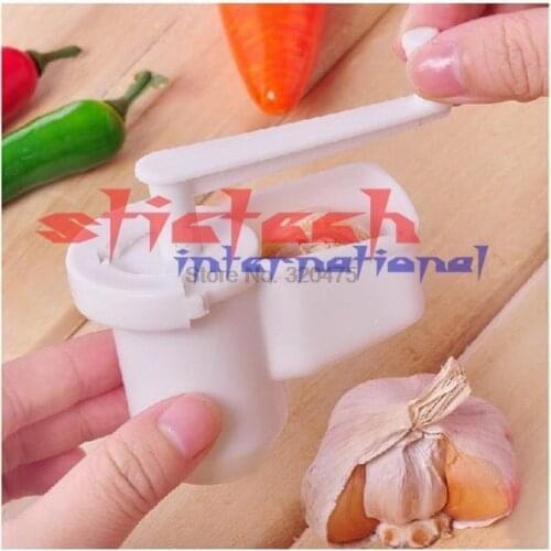 By dhl or ems 200pcs 2015 Hot Garlic Ginger Shredder Cutter Hand Driven Handle Presser Kitchen Tool Helper eco-friendly