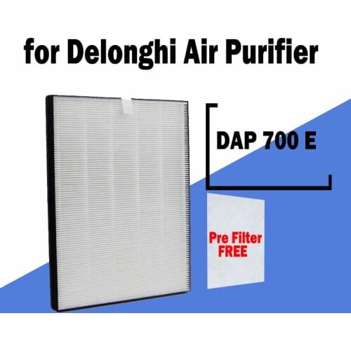 H13 HEPA filter for DeLonghi DAP 700 E Air Cleaner 350mm x 335mm x 15mm