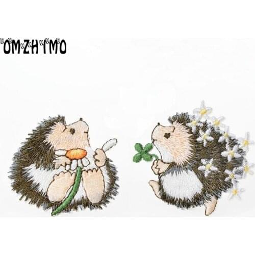 Small Cartoon Patches Iron On Or Sew Fabric Sticker For Clothes Badge Embroidered Appliques DIY