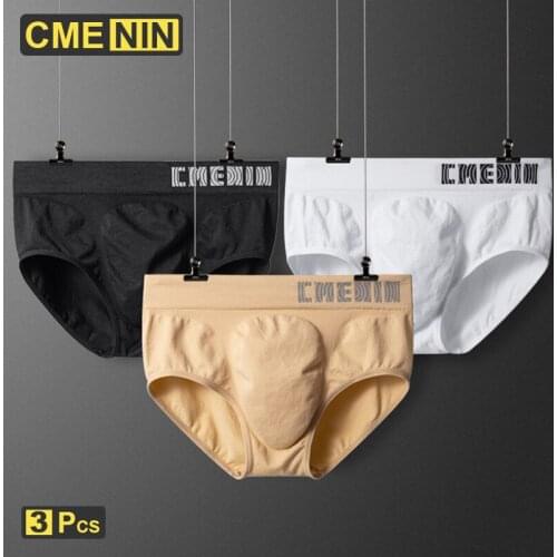 CMENIN Seamless Sexy Men Panties Briefs U Pouch Cuecas Gay Man Nylon Panties Men Underpants Sexy Fashion Modal Mens Underwear