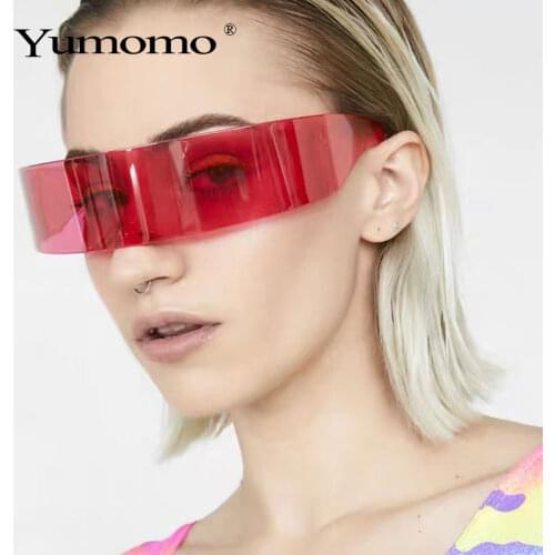 New Funny Futuristic Wrap Around Monob Costume Sunglasses Mask Novelty Glasses Halloween Party Party Supplies Decoration