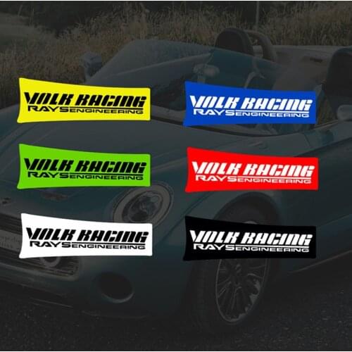 Wholesale 10 sets Volk Racing TE37 SL Wheel Spoke Stickers Waterproof Car Rim Reflective Decoration Decal Sticker