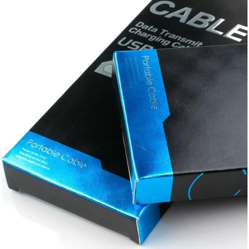 500pcs Original Empty Cable 1M 2M MD818ZM/A USB Cable Retail Package Box A1400 A1385 Charger Retail Packaging Box For 6s KJ-295