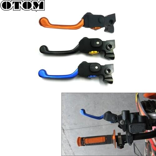 OTOM Motorcycle Clutch Lever 7 Gears Adjustable Foldable Handle 360° Rotate CNC Hand Grip For KTM EXC SX XC HUSQVARNA FC TE FX