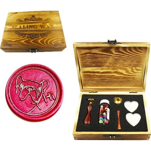 Hi Dog Signature Design Wax Seal Stamp for Wedding, Perfect Decoration for Invitations, Envelopes, Snail Mails, Wine Packages