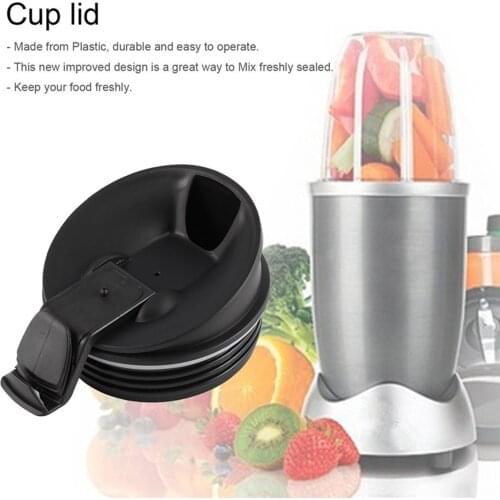 Behogar 160Z Blender Flip Top To-go Seal Cup Lid Replacement Part Accessories for Nutri Ninja BL771 BL773CO BL810 BL820 BL830