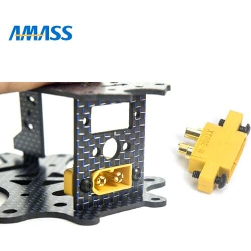 AMASS XT60E-M XT60 connector can install male plug FPV racing drone 4.23g RC FPV racing camera drone spare parts