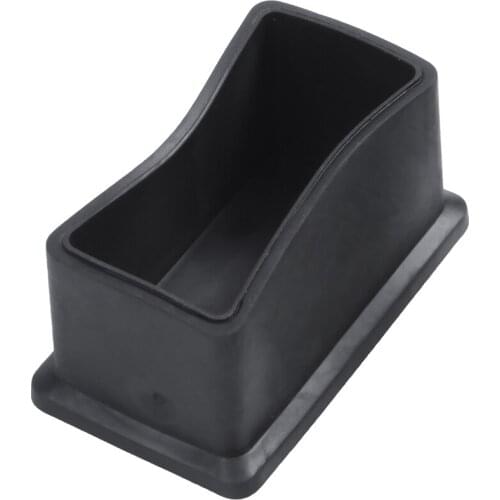 Rubber Chair Table Foot Cover Furniture Leg Protectors 25x50mm 10 Pcs