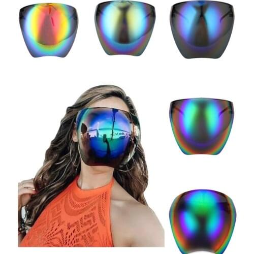 Sunglasses Women Men Protective Faceshield Glasses Goggles Full Face Covered Cycling Eyewear Anti-Spray Safety Sunglasses Men