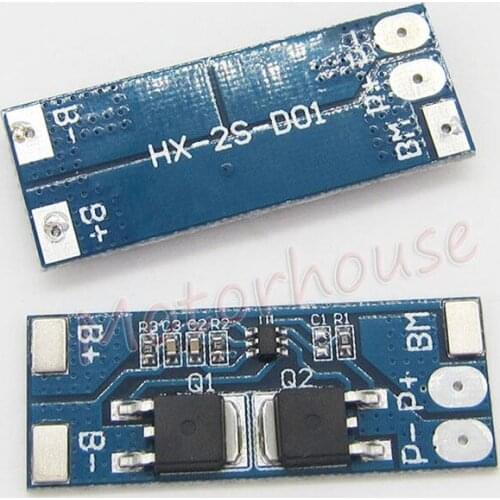 2S 8A BMS Protection PCB Board for 7.4V/8.4V 18650 Lithium Li-ion LiPo Battery 15A limited