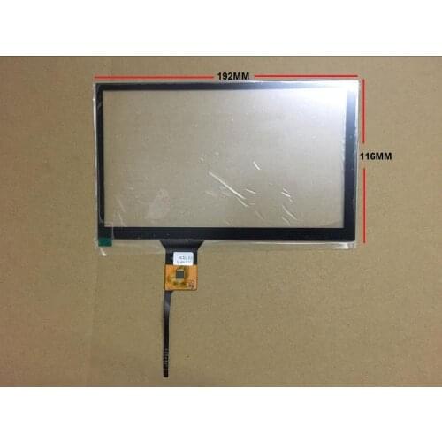 192*116 MM ew 8 inch capacitive touch panel ydt-8012-fpc 6 pin for Android system Car navigation GPS dvd