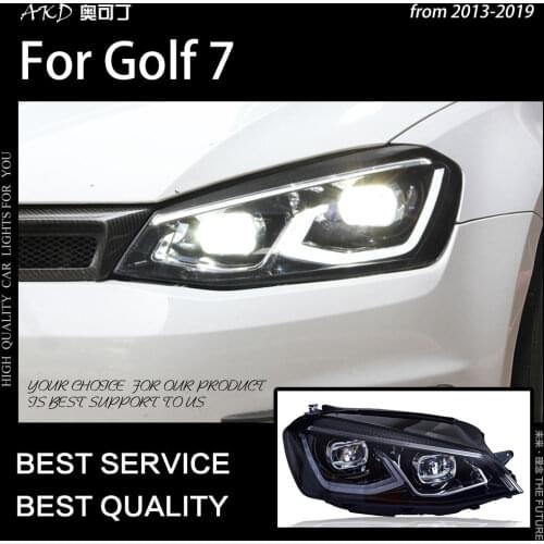 AKD Car Styling Headlights for Golf 7 LED Headlight Animation DRL Head Lamp Golf 8 Design Indicator All LED Beam Accessories