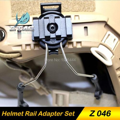 Z-TAC Tactical Peltor Airsoft Gun Helmet Accessories Arsoft ZTac IPSC headphone For comtac ii Headset Softair Earphone Adapter