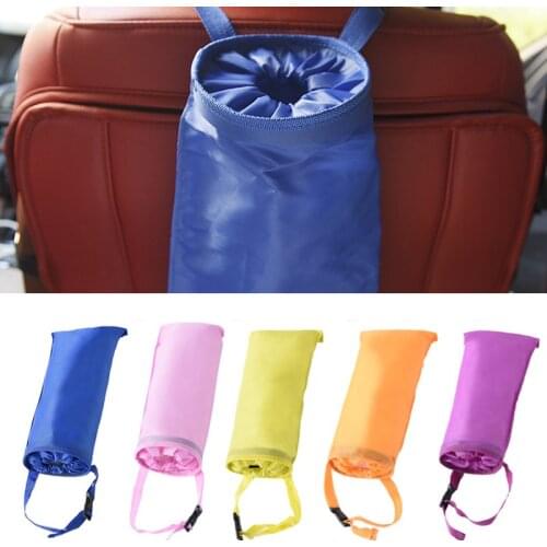 Car Waste Basket Trash Bag Container Auto Garbage Bin Bag Waste Bins Cleaning Tools Accessories Car Seat Back Litter Bag