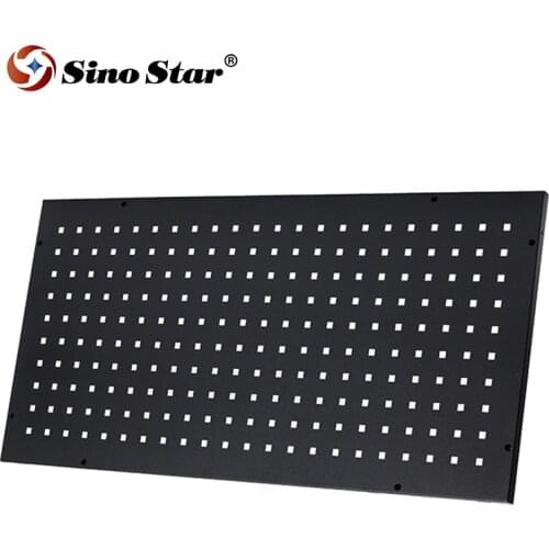 Car Detailing Shop Cold Rolled Steel Square Hole Wall-Mounted Tool Storage organize Hanging board for Car Garage and workshop