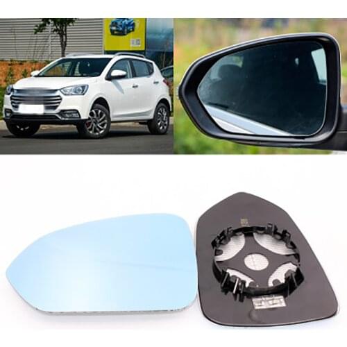 Large Vision Car Blue Rearview Mirror Glare Proof LED Lamp Heated Turn Single for JAC Ruifen 2010-2020