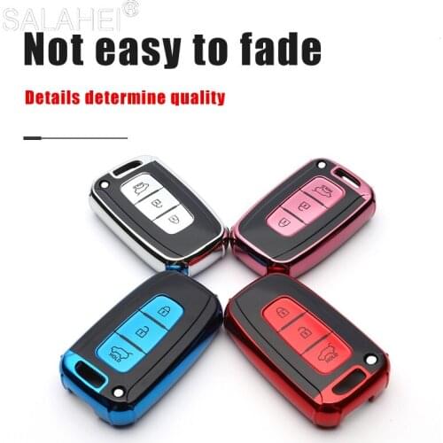 TPU Car Key Case Cover Protection For KIA Sportage Optima Soul Azera Sorento 3 Buttons Remote Smart Key Holder Bag Accessories
