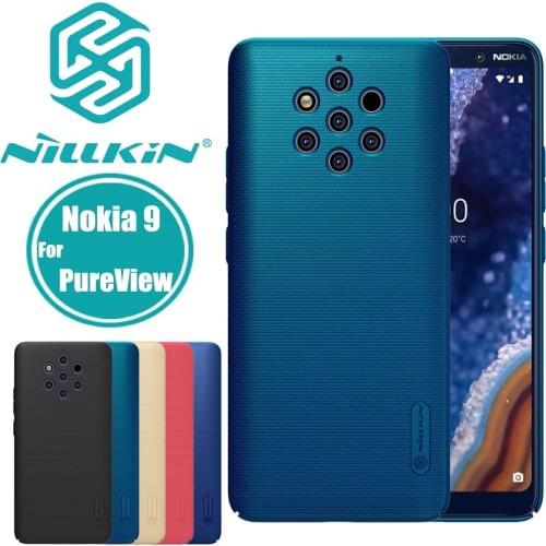 For Nokia 9 PureView TA-1094 Case Cover Nillkin Frosted Matte Hard Plastic Business Smart Phone Back Cases for Nokia9 PureView
