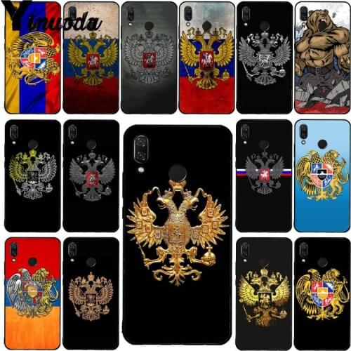 Yinuoda Armenia Albania Russia flag Emblem Phone Case for Xiaomi Redmi8 4X 6A S2 Go Redmi 5 5Plus Note8 Note5 7 Note8Pro
