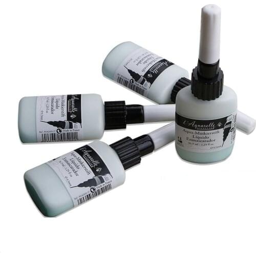 French SENNELIER blanking glue Φ0.5mm fine pen type blanking liquid 36.9ml