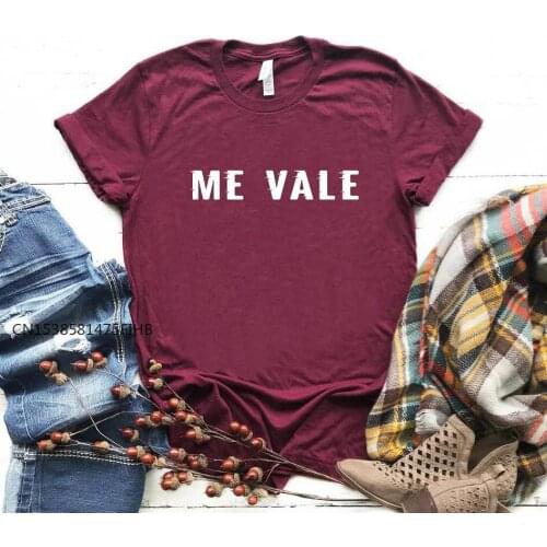 Me Vale Mexican Print Women Basic Tshirt Cotton Casual Funny T Shirt Gift For Lady Yong Girl Top Tee