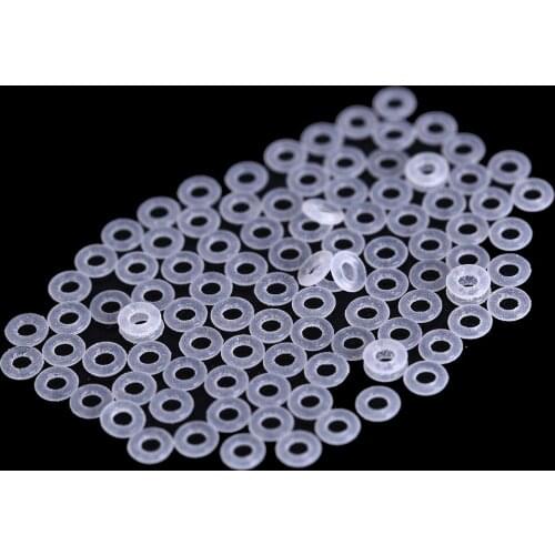 50PCs /100Pcs Washer Grommets Stems/Flights Darts Arrow Tips Broadhead Replace Accessories Rubber O Ring Black Gasket Grip