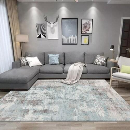 Fashionable Nordic Modern Abstract Color Ink Kitchen Living Room Bedroom Bedside Carpet Floor Mat Customization