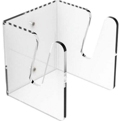 New 1PC Skateboard Display Bracket Wall Mounted Acrylic Skateboard Storage Rack Wall-Mounted Scooter Bracket Two-Tooth Hook
