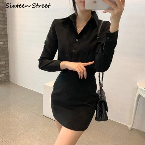 Chic French Woman Dress Elegant Sexy Vestido Female Y2k Aesthetic Mini Dresses Long Sleeve Kawaii Korean Fashion Clothing