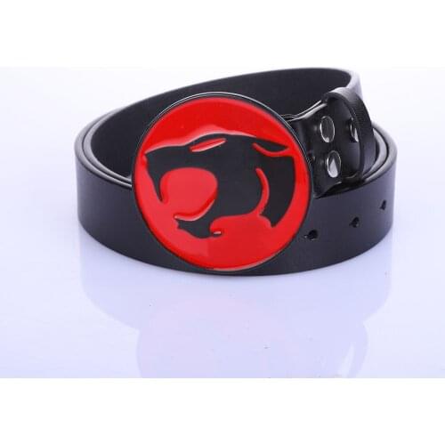 Western cowboy belts buckles Young fashion cowboy cartoon Weiman leather belt for men and women 1.5