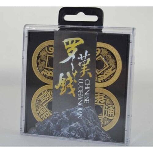 Chinese LuohanQian (Morgan Version Coin Size 38mm) Deluxe Coin Sets Magic Tricks Close Up Gimmick Prop Appear/Vanish Coin Magie