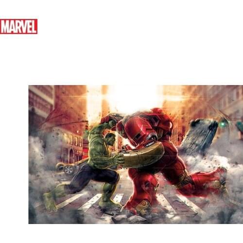Marvel Superhero Poster Canvas Painting Iron Man and The Hulk Wall Painting Prints Home Decor Kids Bedroom Birthday Decoration