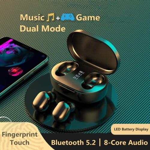 TWS Wireless Headphone Touch Control Sports Waterproof Bluetooth Earphone HiFi 9D Bass Stereo Music Earbuds Earphone Headset