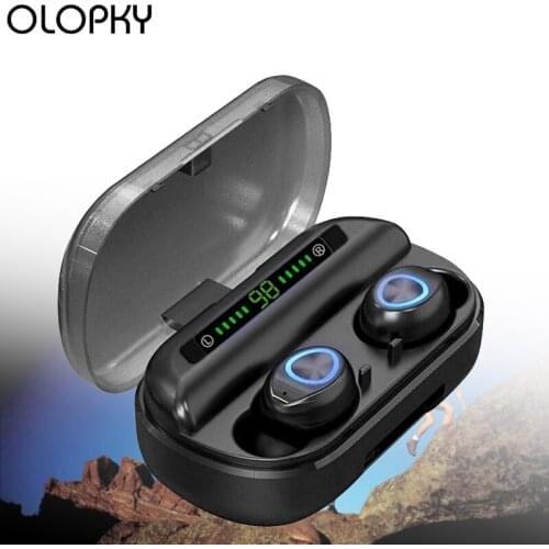 TWS Bluetooth Earbuds Touch Stereo Wireless Bluetooth Headphones Earphones Waterproof V10 LED Display Noise Cancelling Headsets