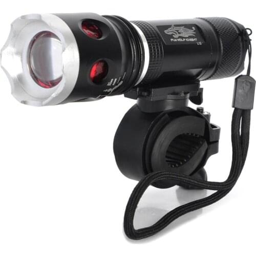 3-Mode Q5 LED Flashlight Bike Light w/ Mount White Light Zoomable Flashlight Torch 560lm LED Lamp LED Bicycle Light (3x AAA)