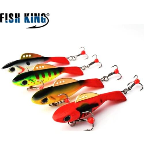 4pcs Ice Swimbait Metal Sinking Minnow Wobblers Hard Artificial 17g 8.5cm Balancers For Winter Fishing Lure Jerkbait Crankbaits