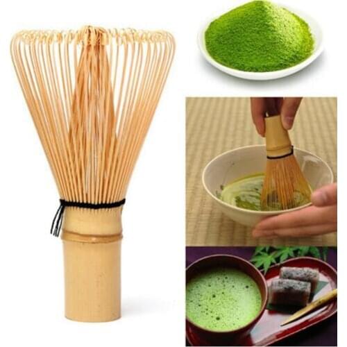 Japanese Ceremony Bamboo 64 Matcha Green Tea Powder Whisk Matcha Bamboo Whisk Bamboo Chasen Useful Brush Tools Tea Accessories