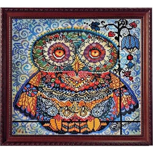 Diamond Embroidery Diy Diamond Painting Cross Stitch Kits Diamond Mosaic Owl Full Square Diamond Embroidery AD160