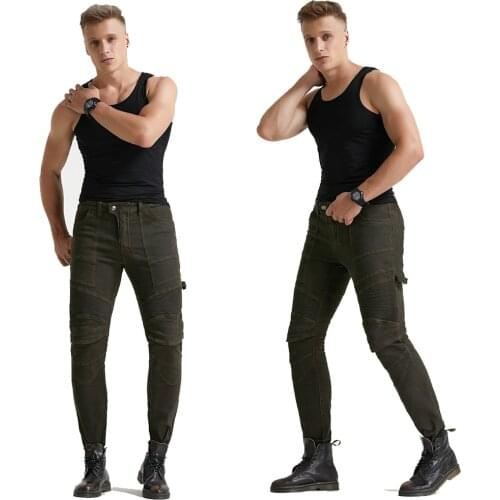 The new racing jeans motorcycle equipment jeans off-road motorcycle riding jeans wind and fall resistance