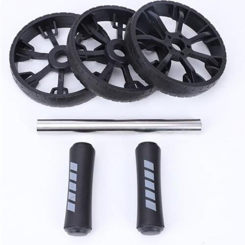Abdominal Wheel Abdominal Wheel Double Wheel Three Wheel Abdominal Wheel Household Fitness Equipment for Men and Women