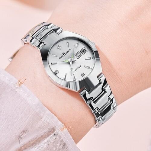 Luxury Rose Gold Ladies Watch 2021 Stainless Steel Waterproof Women Quartz Watches Fashion Wristwatch Bracelet Relogio Feminino